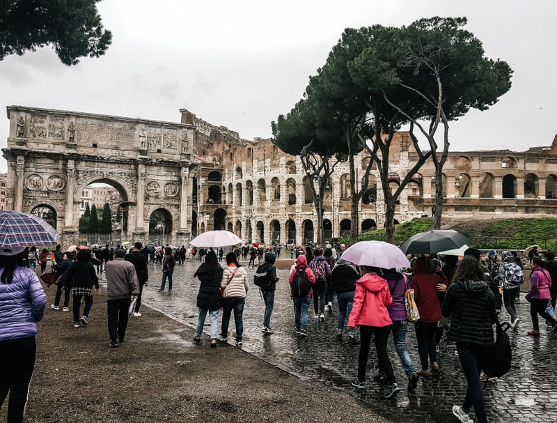 ROMA EM DIA DE CHUVA