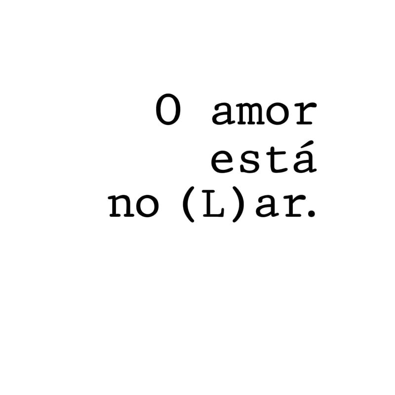 O AMOR ESTÁ NO AR
