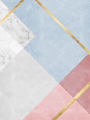 MÁRMORE ROSA E AZUL I