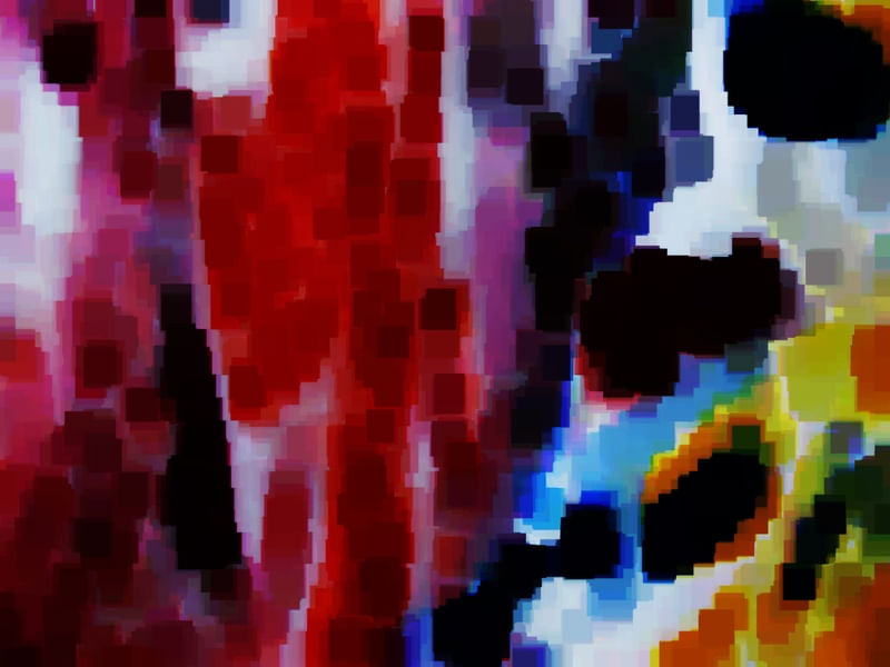 ABSTRATO COLORIDO 05 ARTISTA GLORIA RIMES