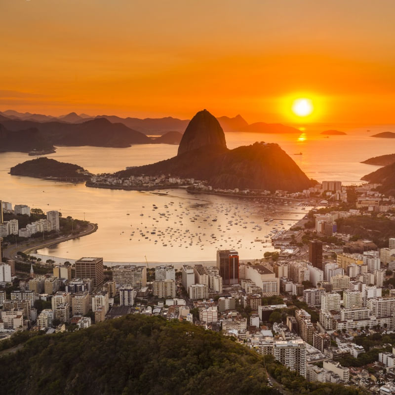 AMANHECER NO RIO DE JANEIRO DO MIRANTE DONA MARTA, PAISAGENS CARIOCAS, RIO DE JANEIRO