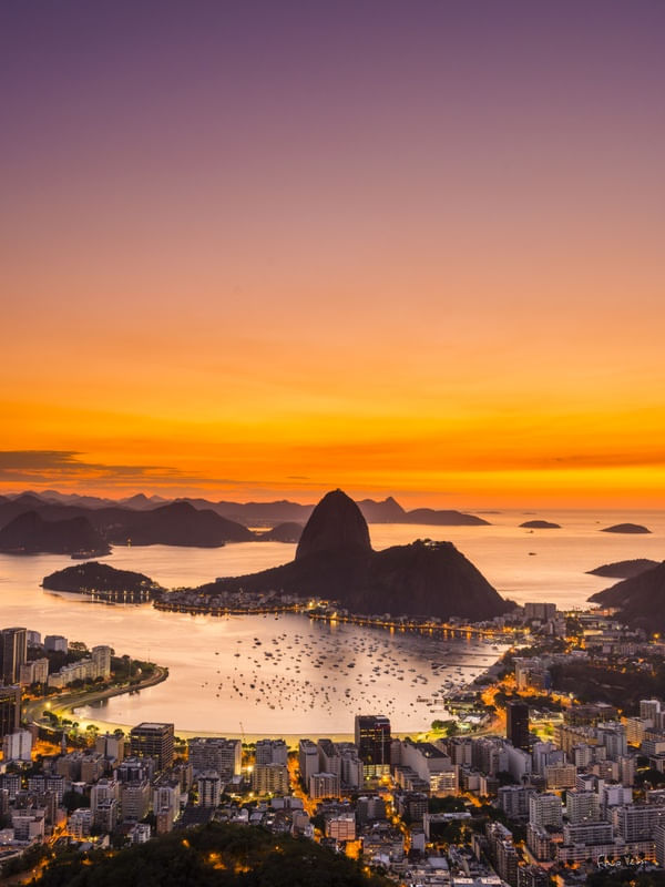 CORES DO RIO, AMANHECER NO MIRANTE DONA MARTA, RIO DE JANEIRO