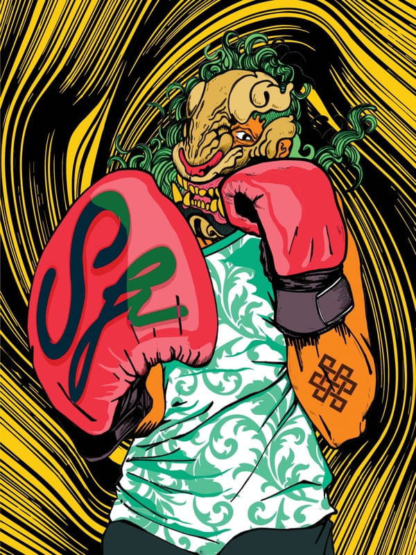 BOXEADOR MASCARADO