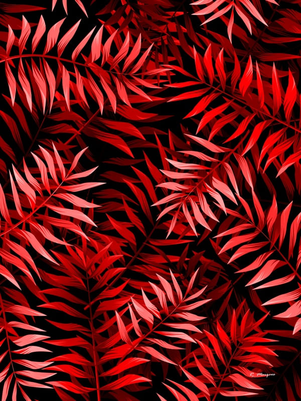TROPICAL VERMELHO E PRETO