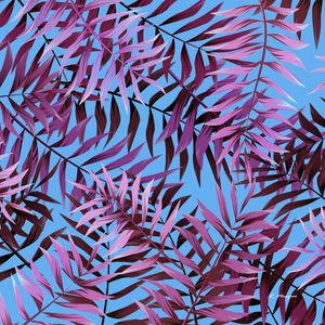 TROPICAL ROXO E AZUL