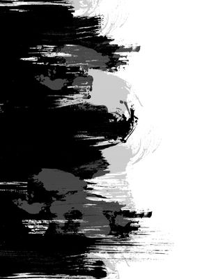 GEOMETRIC DUALITY BLACK & WHITE 2