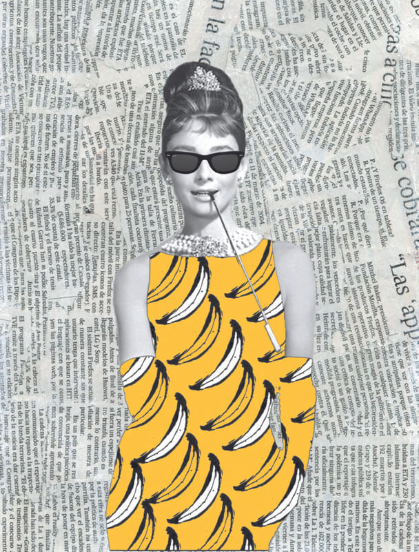 AUDREY WITH BANANAS
