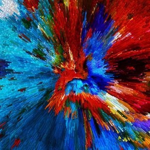 ABSTRATO COLORIDO 07 ARTISTA GLORIA RIMES