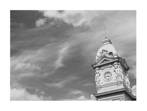 BELO HORIZONTE - PRAÇA DA ESTAÇÃO - RELÓGIO L