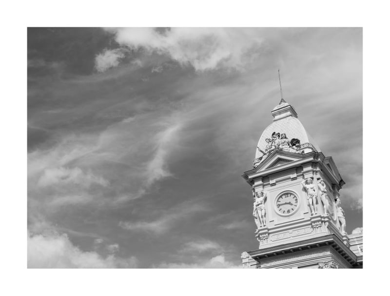 BELO HORIZONTE - PRAÇA DA ESTAÇÃO - RELÓGIO L