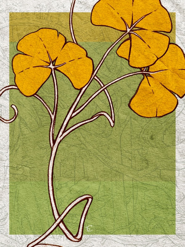 FLORAL NOUVEAU I