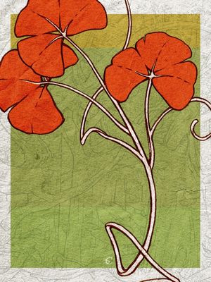FLORAL NOUVEAU II