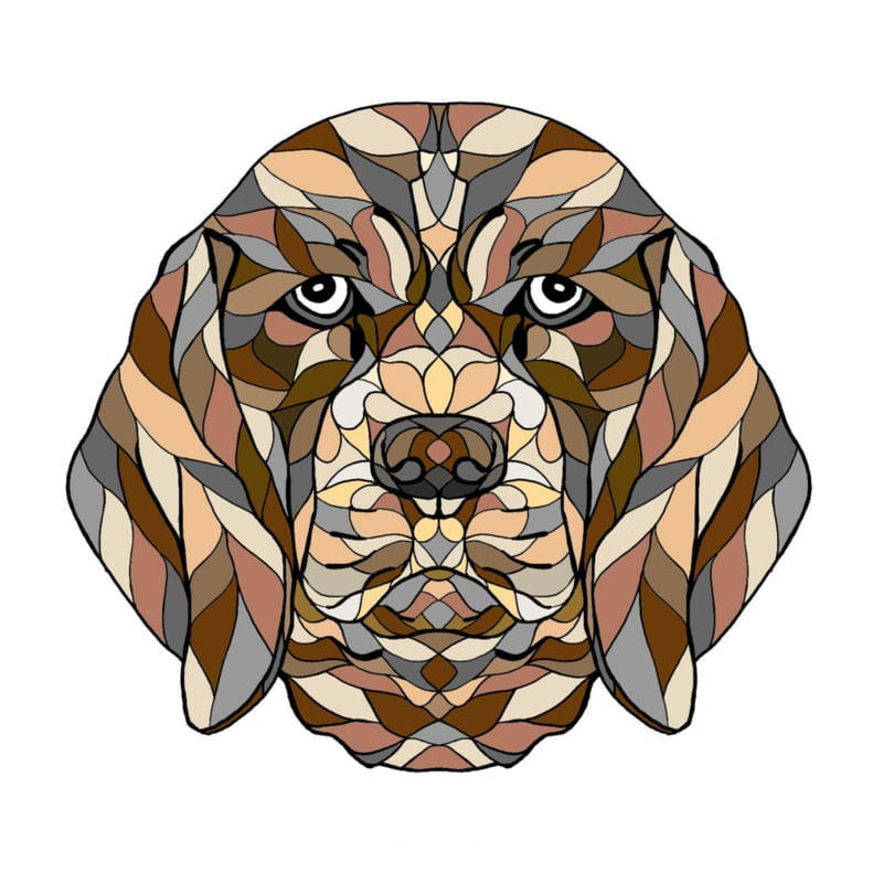 BEAGLE MOSAICO