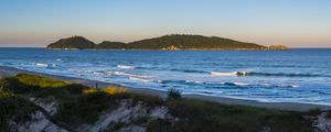 ENTARDECER NA PRAIA DO CAMPECHE, FLORIANÓPOLIS