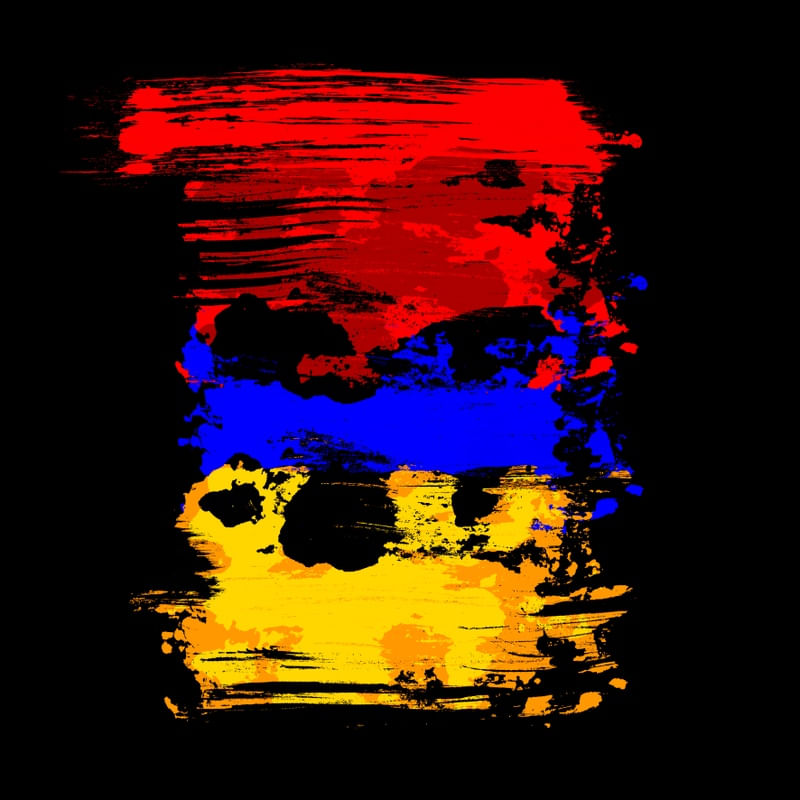 ABSTRACT BIG BANG COLORS
