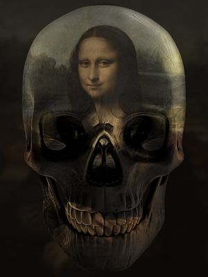 ARTE NA CAVEIRA - MONA LISA