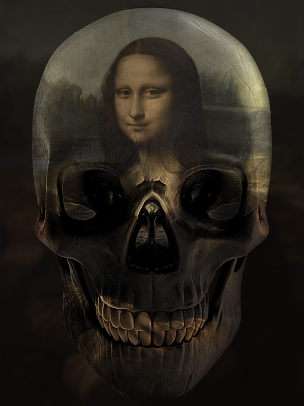 ARTE NA CAVEIRA - MONA LISA