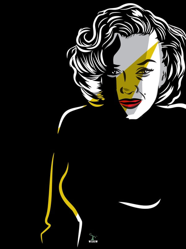 MARILYN BLACK AND WHITE I