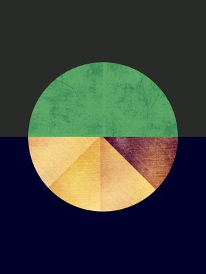 BLACK AND GOLD CIRCLE 60