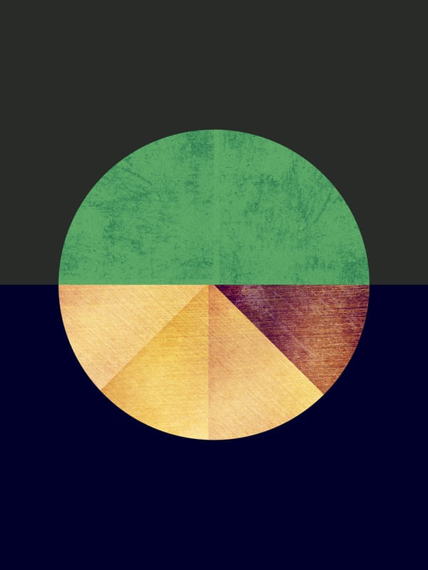 BLACK AND GOLD CIRCLE 60