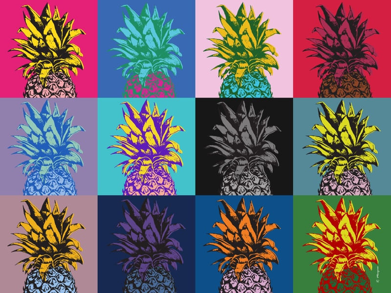 ABACAXI POP - ANDY WARHOL