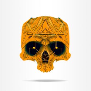 COLORED SKULL 02