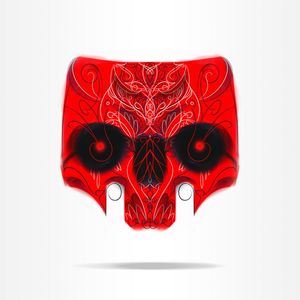 COLORED SKULL 04
