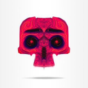 COLORED SKULL 05