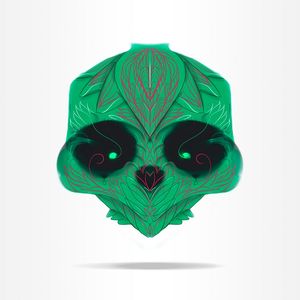 COLORED SKULL 11