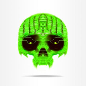 COLORED SKULL 12