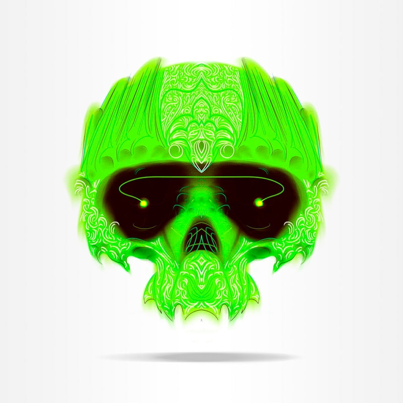 COLORED SKULL 13