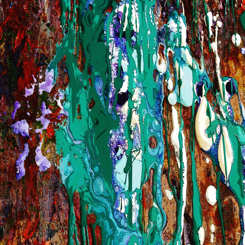 ABSTRATO PINTURA ARTISTA GLORIA RIMES