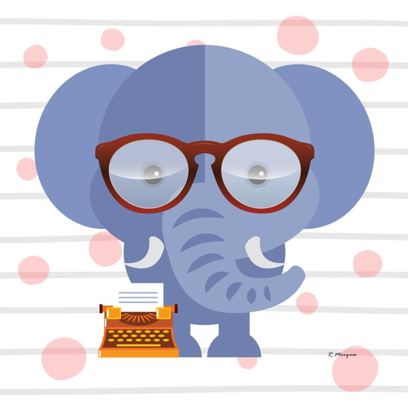HIPSTER ANIMAL COLLECTION - ELEFANTE