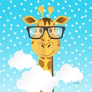 HIPSTER ANIMAL COLLECTION - GIRAFA