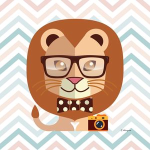 HIPSTER ANIMAL COLLECTION - LION