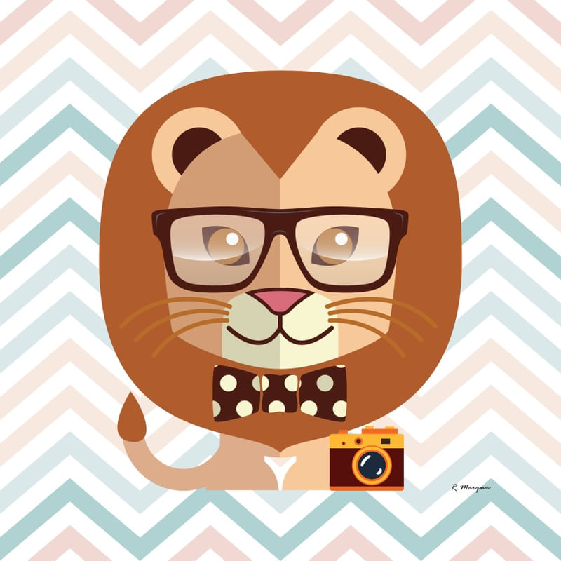 HIPSTER ANIMAL COLLECTION - LION