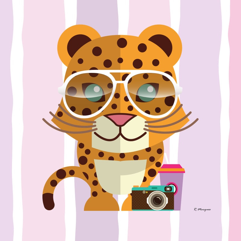 HIPSTER ANIMAL COLLECTION - ONÇA
