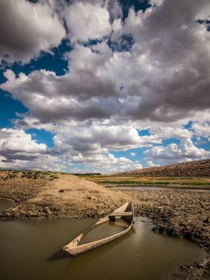 CANOA NO AÇUDE DOURADO EM CURRAIS NOVOS