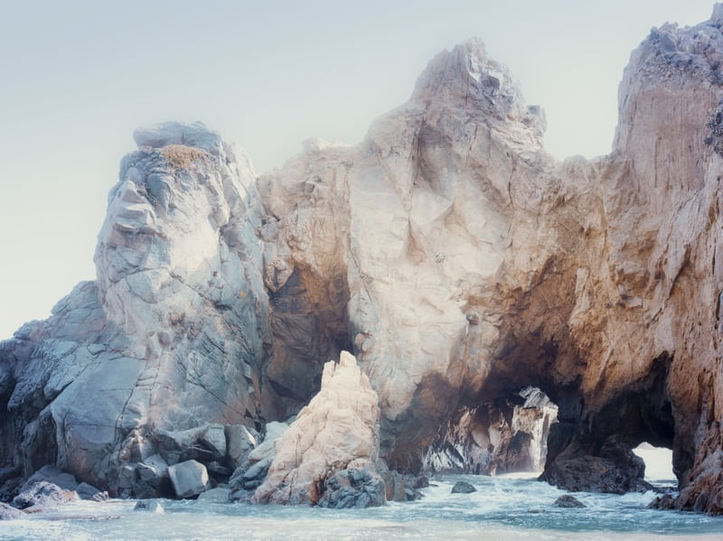 ROCKS AT PFEIFFER BEACH