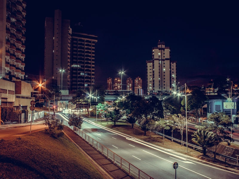 CORES LINDAS DA NOITE DE JUNDIAÍ