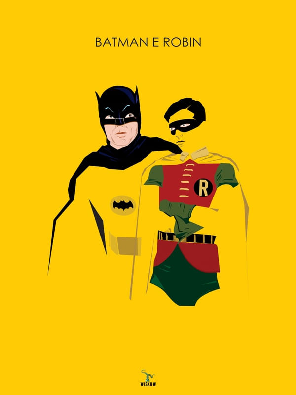 BATMAM E ROBIN RETRÔ