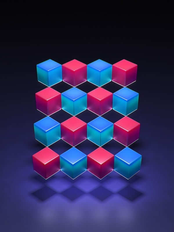CUBE LIGHTS COR 2