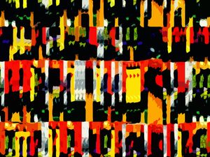ABSTRATO COLORIDO 21 ARTISTA GLORIA RIMES