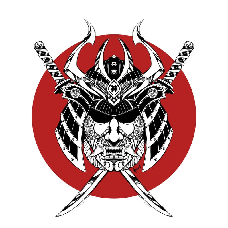 CAPACETE SAMURAI