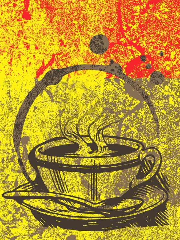HOT DARK COFFEE