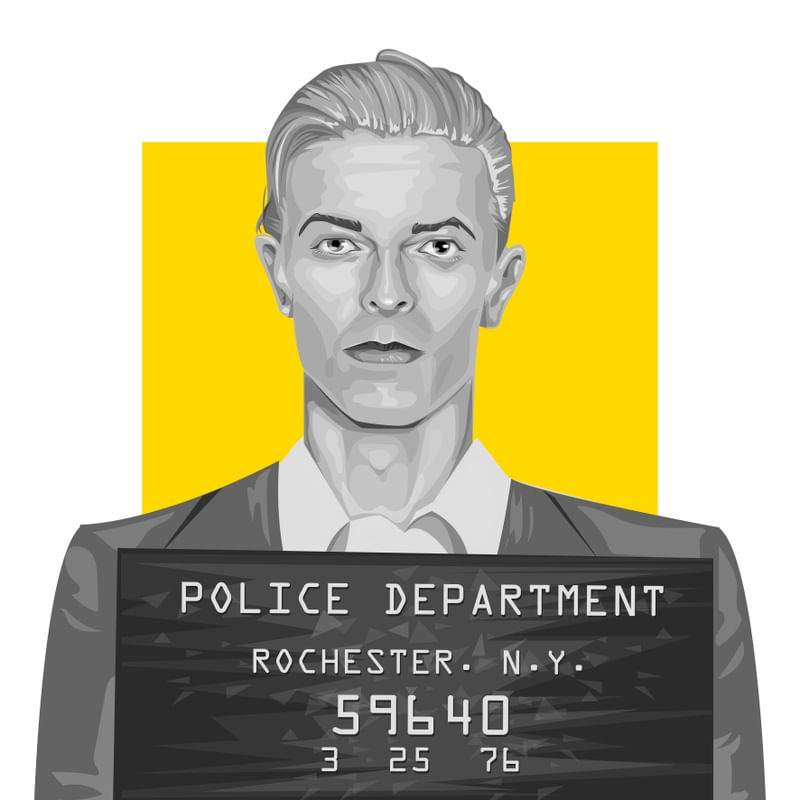 DAVID BOWIE DELEGACIA