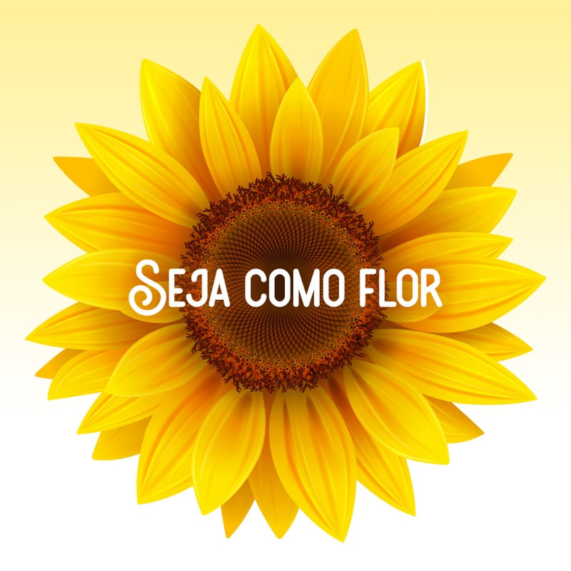 SEJA COMO FLOR - NOVO!