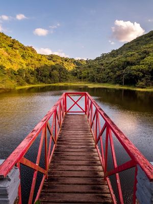 PONTE NO LAGO ÁGUAS DA SERRA EM BANANEIRAS_PB