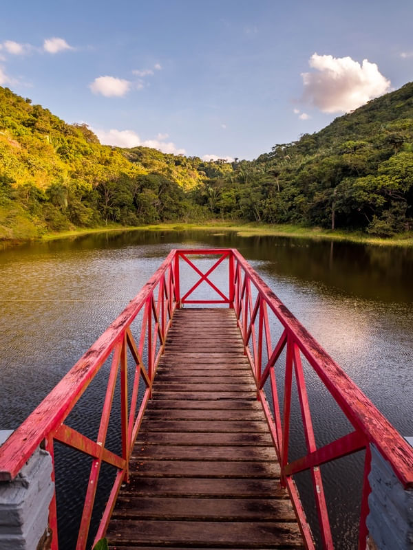 PONTE NO LAGO ÁGUAS DA SERRA EM BANANEIRAS_PB