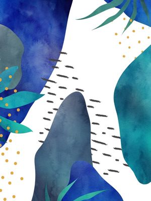 WATERCOLOR ABSTRACT JUNGLE